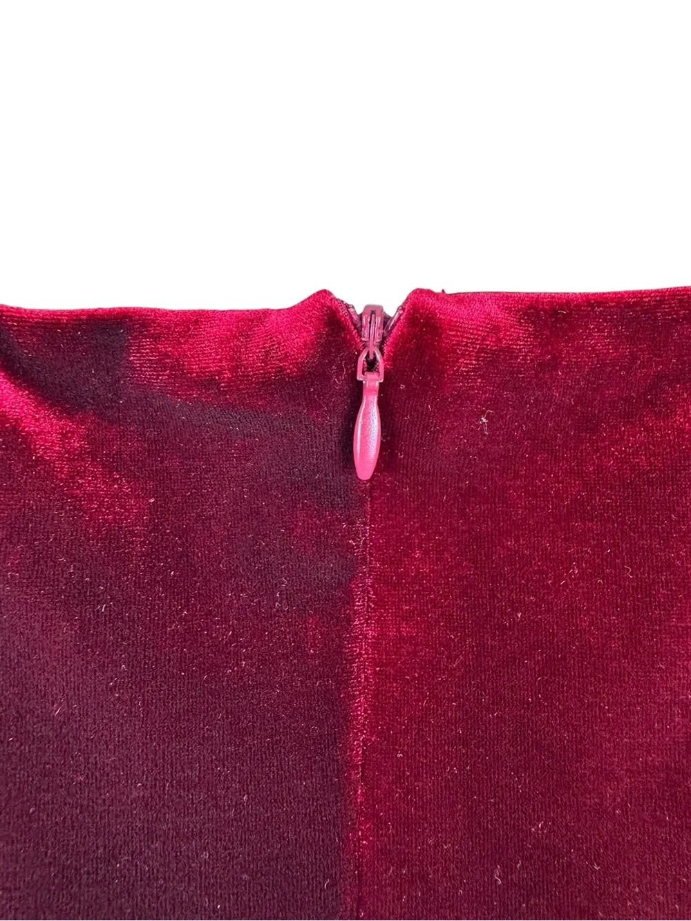 Lulus Glamorous Celebrations Wine Velvet Strapless Tulip Midi Dress S - Picture 5 of 10
